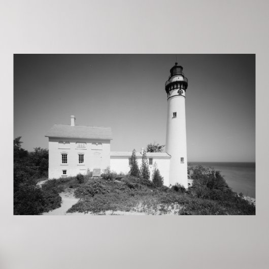 Manitou Island Lighthouse Poster (Vorne)