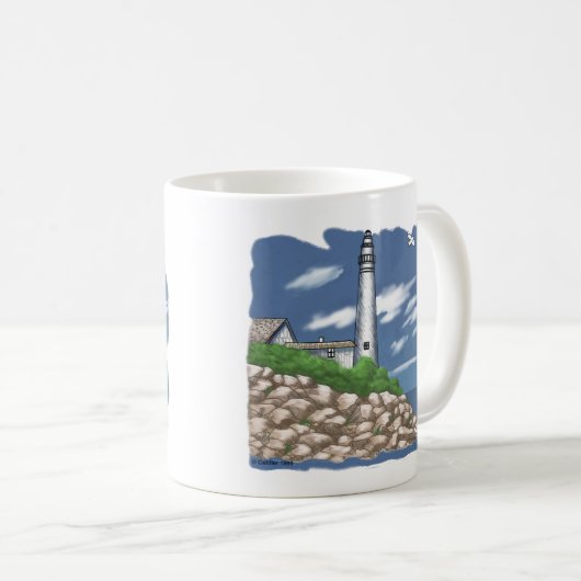 Manitou Leuchtturm Tasse (VorderseiteRechts)