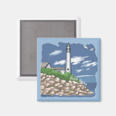 Manitou Lighthouse Magnet (Vorderseite/Rückseite)