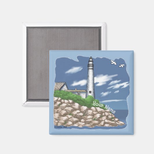 Manitou Lighthouse Magnet (Vorderseite/Rückseite)