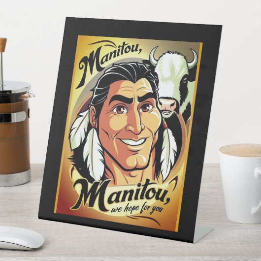 Manitou Sockelschild (In Situ)