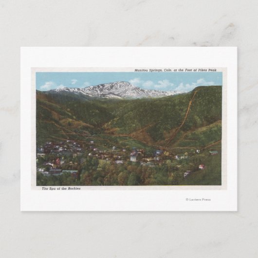Manitou Springs, CO - Der Wellness-Center der Rock Postkarte (Vorderseite)