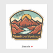 Manitou Springs, Colorado Sticker (Blatt)