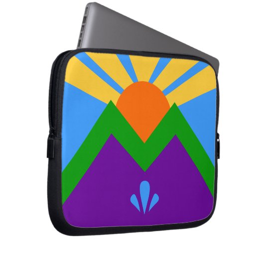 Manitou Springs Flag Laptop Sleeve (Vorne Rechts)
