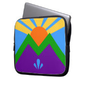 Manitou Springs Flag Laptop Sleeve (Vorderseite Links)