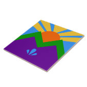 Manitou Springs Flag Tile Fliese (Seite)