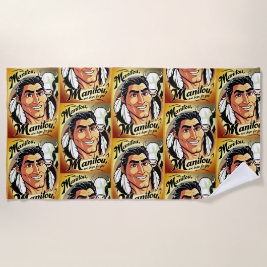 Manitou Strandtuch (Vorderseite)