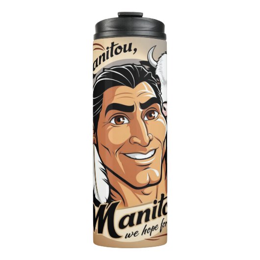 Manitou Thermosbecher (Vorderseite)