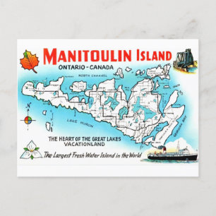 Manitoulin-Insel Kanada Postkarte