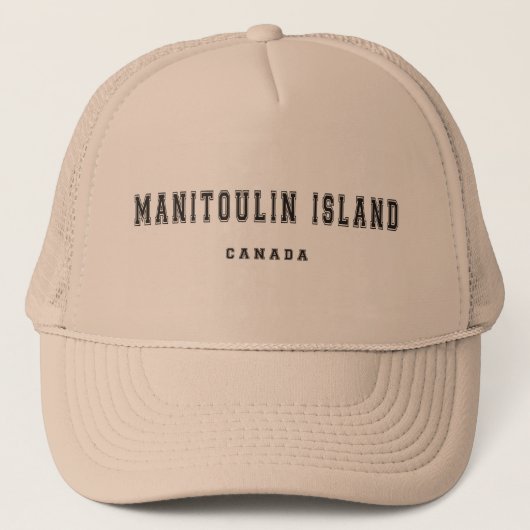 Manitoulin Insel Kanada Truckerkappe (Vorderseite)