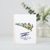 Manitoulin Island Kanada Karte (Stehend Vorderseite)