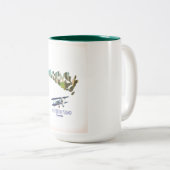 Manitoulin Island Kanada Karte Zweifarbige Tasse (VorderseiteRechts)