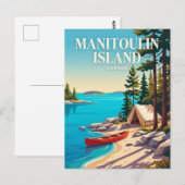 Manitoulin Island Kanada Postkarte (Vorne/Hinten)