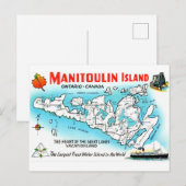 Manitoulin Island Kanada Postkarte (Vorne/Hinten)