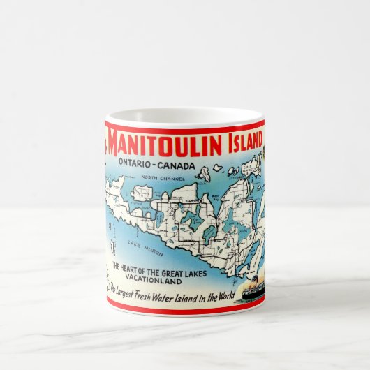Manitoulin Island Ontario Tasse (Mittel)