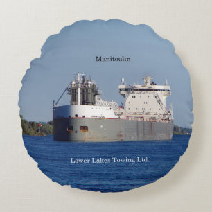 Manitoulin LLC Rundkissen Rundes Kissen