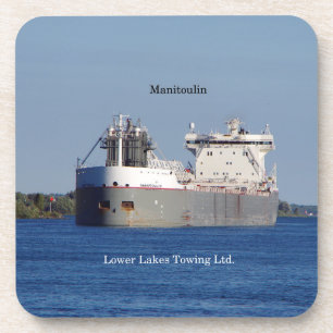 Manitoulin LLC Set mit 6 harten Untersetzer aus Ku