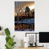 Manitowish Winter Poster (Heimbüro)