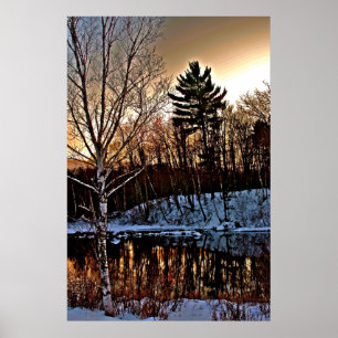 Manitowish Winter Poster