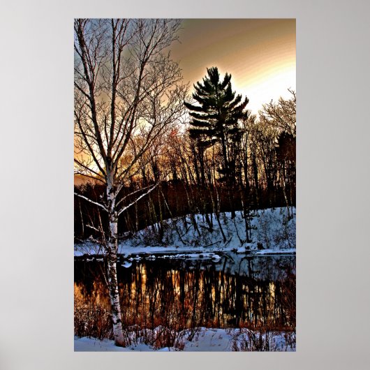 Manitowish Winter Poster (Vorne)