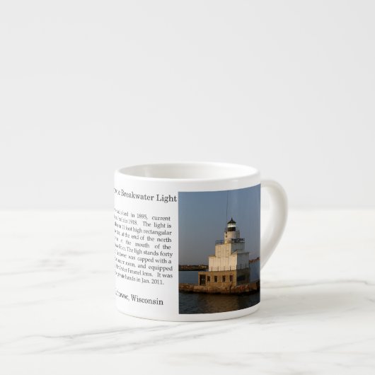 Manitowoc Breakwater Light Espresso Tasse (Vorderseite Rechts)