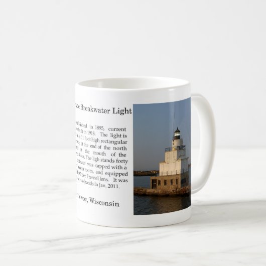 Manitowoc Breakwater Light Tasse (VorderseiteRechts)