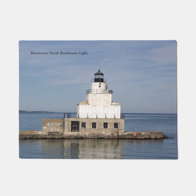 Manitowoc North Breakwater Light door matte (Vorderseite)