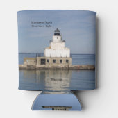 Manitowoc North Breakwater Light kann kühler werde Dosenkühler (Rückseite)