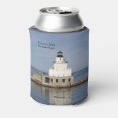 Manitowoc North Breakwater Light kann kühler werde Dosenkühler (Kanne Rückseite)