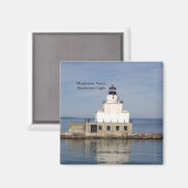 Manitowoc North Breakwater Light Magnet (Vorderseite/Rückseite)
