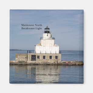 Manitowoc North Breakwater Light Magnet