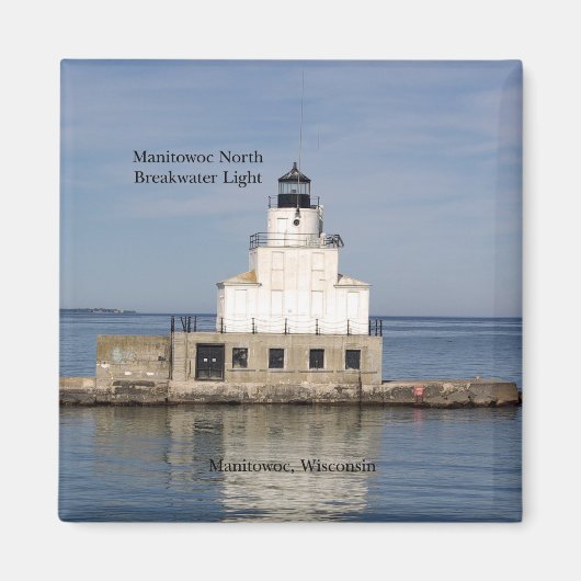 Manitowoc North Breakwater Light Magnet (Vorne)