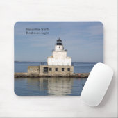 Manitowoc North Breakwater Light Mousepad (Mit Mouse)