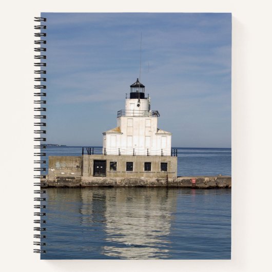 Manitowoc North Breakwater Light Notebook Notizblock (Vorderseite)