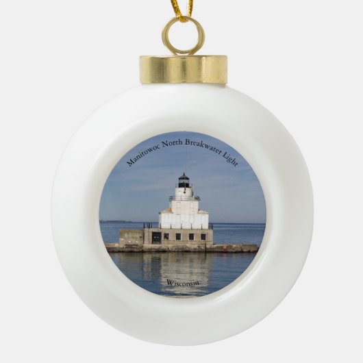 Manitowoc North Breakwater Light Ornament (Vorderseite)