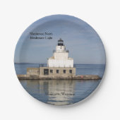 Manitowoc North Breakwater Light Paper plate Pappteller (Vorderseite)