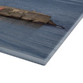 Manitowoc North Breakwater Light-Schnittplatte Schneidebrett (Ecke)