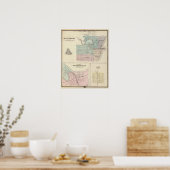 Manitowoc, Sheboygan und Hilbert, Wis Poster (Küche)