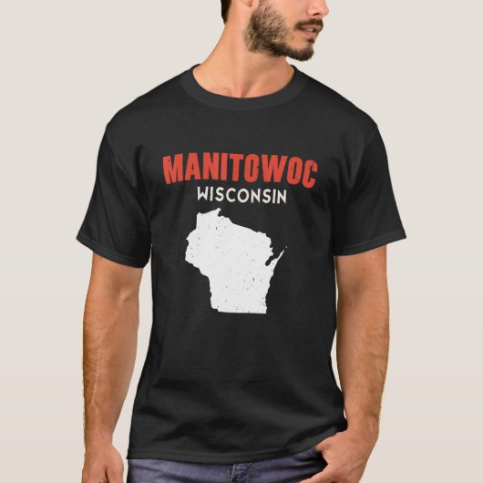 Manitowoc USA Staat America Travel Montanan Helena T-Shirt (Vorderseite)