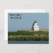 Manitowoc Wisconsin Postcard Postkarte (Vorne/Hinten)