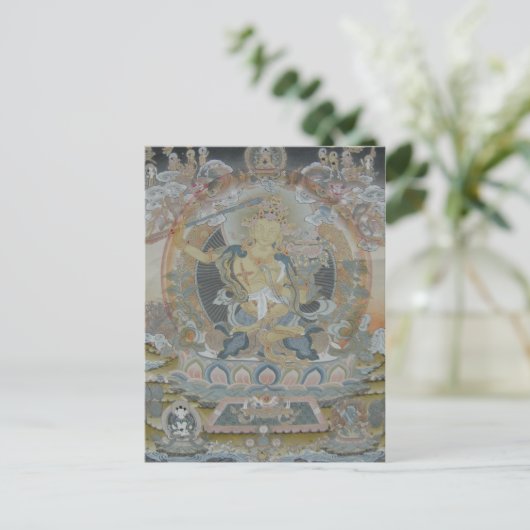 Manjushri Postcard Postkarte (Stehend Vorderseite)