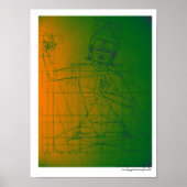 Manjushri Sketch Poster (Vorne)