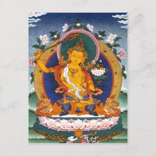 MANJUSHRI TIBET MYTHOLOGY POSTKARTE