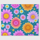 MankDhani Blume Musterpapier Geschenkpapier (Flach)