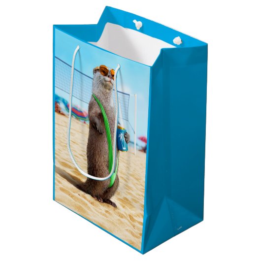 Mankini Mittlere Geschenktüte (Vorderseite Schrägansicht)