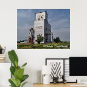 Mankota Grain Elevator Poster (Heimbüro)
