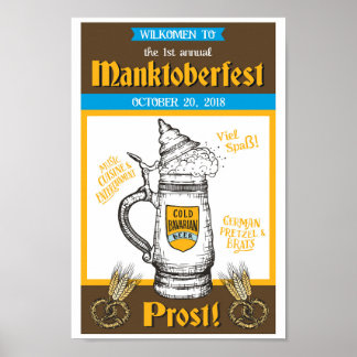 Manktoberfest-Poster 2018 Poster