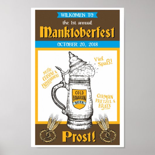 Manktoberfest-Poster 2018 Poster (Vorne)