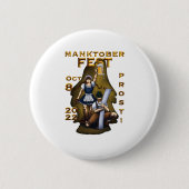 Manktoberfest-Vektor Button (Vorderseite)