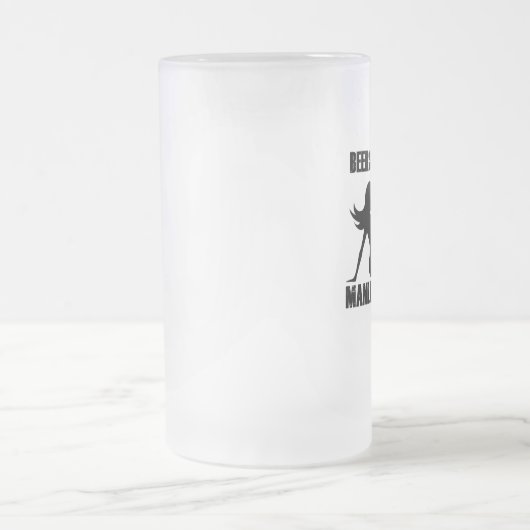 Manland/Mancave Bier-Tasse! Mattglas Bierglas (Mittel)